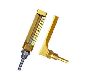 High Accuracy Yellow Brass Sika Industrial Thermometers