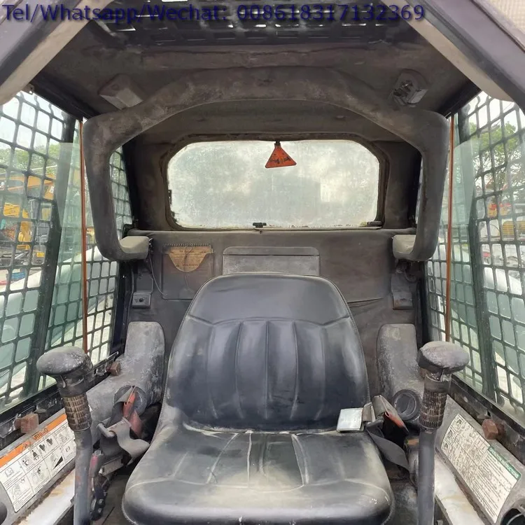 Used Powerful Performance Bobcat S160 S185 S220 S500 S550 Small Skid Steer Loader With Shovel Bucket