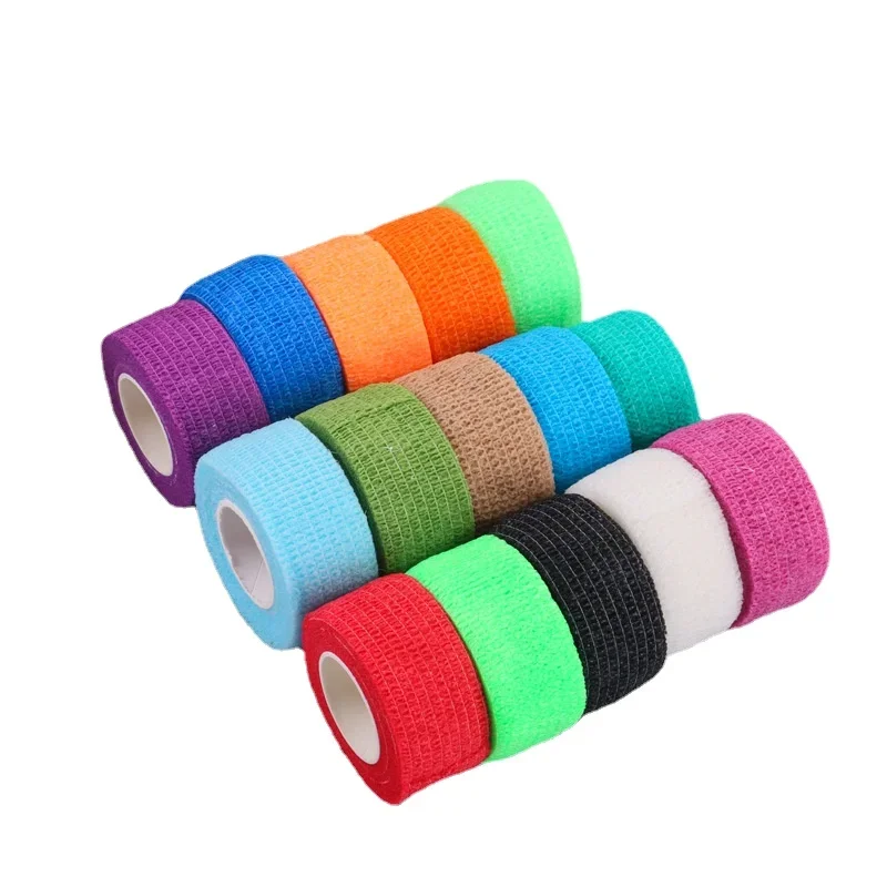 Disposable Self Adhesive Elastic Bandage Medical Sports Wound Dressing Bandges Portable First Aid Bandgages 2.5cm*4m