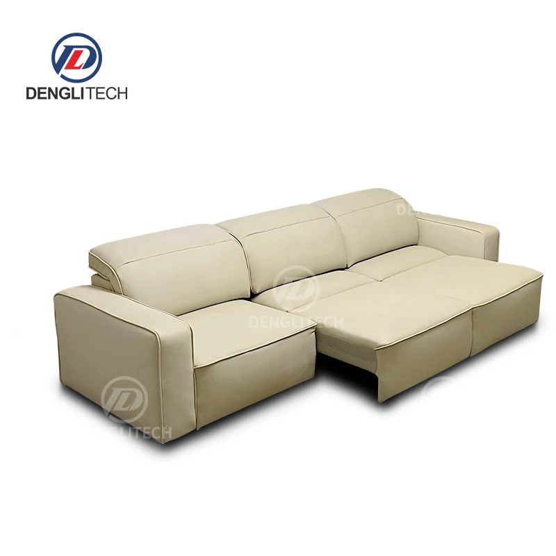 Modern Leather Italian Fabric Sofa Set Designs Living Room Furniture Linen Look Non-Slip Sofa Cover Game Room Furniture