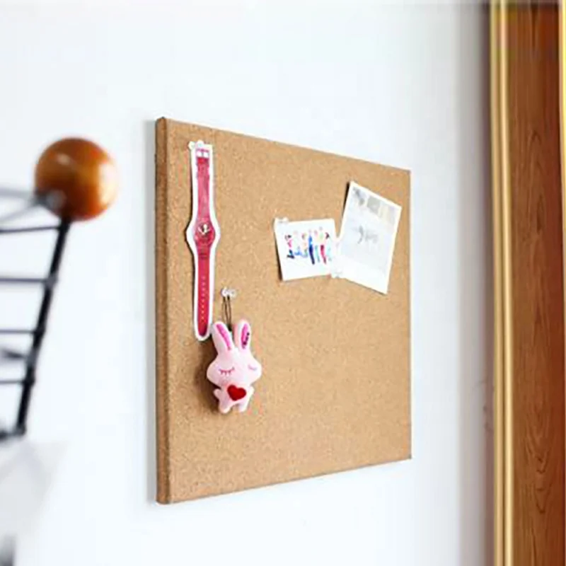 
Wholesale high quality wooden frame cork bulletin board soft cork pin notice board 