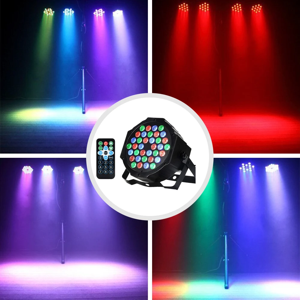 36 Eyes LED Laser Effect Moving Beam Lights RGB DJ LED Stage Light Disco Ball Projector Stage Lighting System