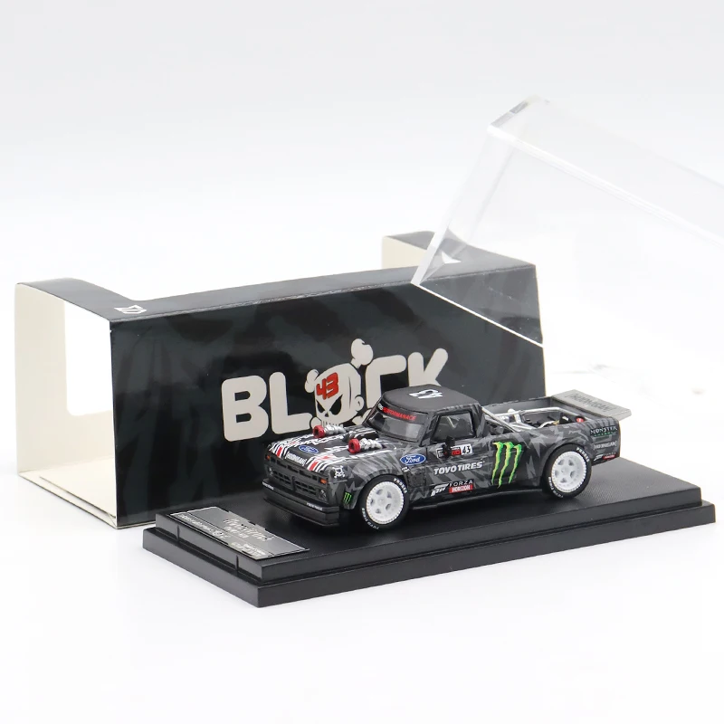 Модель автомобиля марки Ford mustang Hoonicorn 1/64 SW из литого сплава для подарка и коллекции ограниченная до 999 шт.