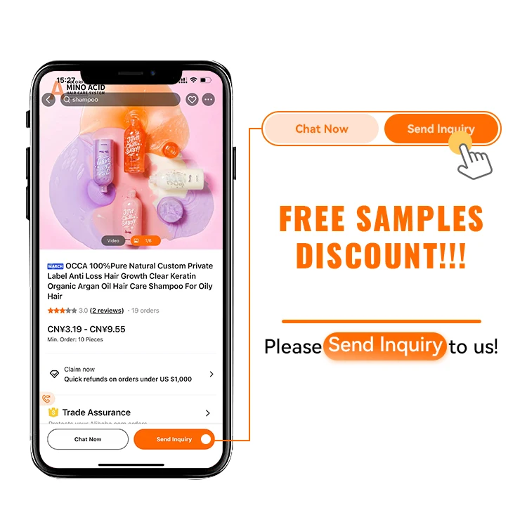 Professional Oil Control Moisturizing Anti-Itching Fucoidan Purifying Hair Care Organic Natural Dandruff Shampoo