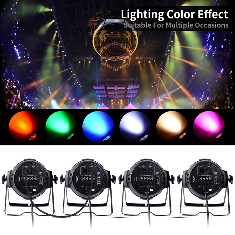 Big Dipper LPC008 Par Light 54*1.5W RGB 3IN1 LED Stage Light DMX Sound Control Disco Club Party Light