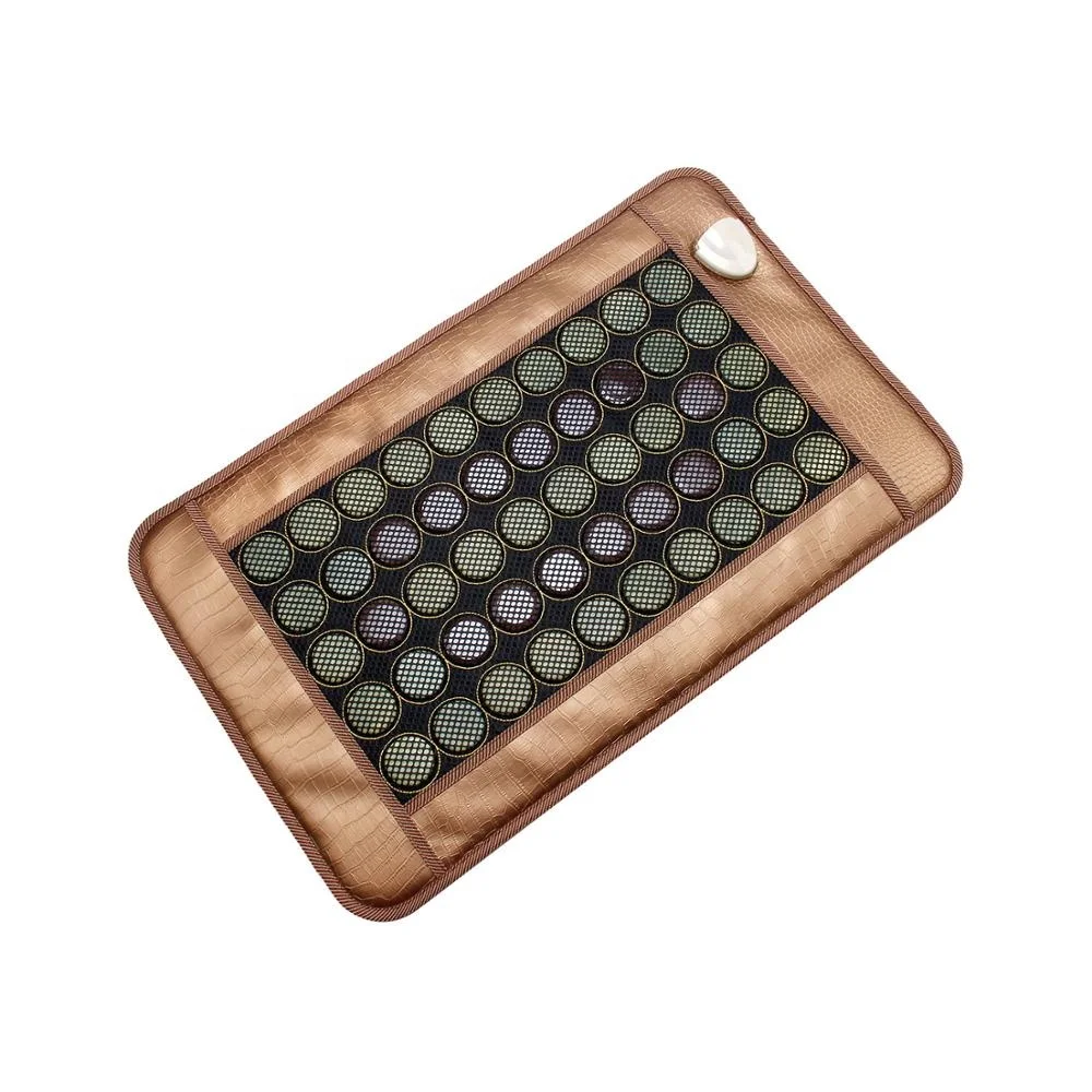 Матрас с инфракрасным подогревом PEMF, матрас из натурального нефрита, турмалиновая Подушка, Нефритовый коврик для здоровья с электрическим подогревом