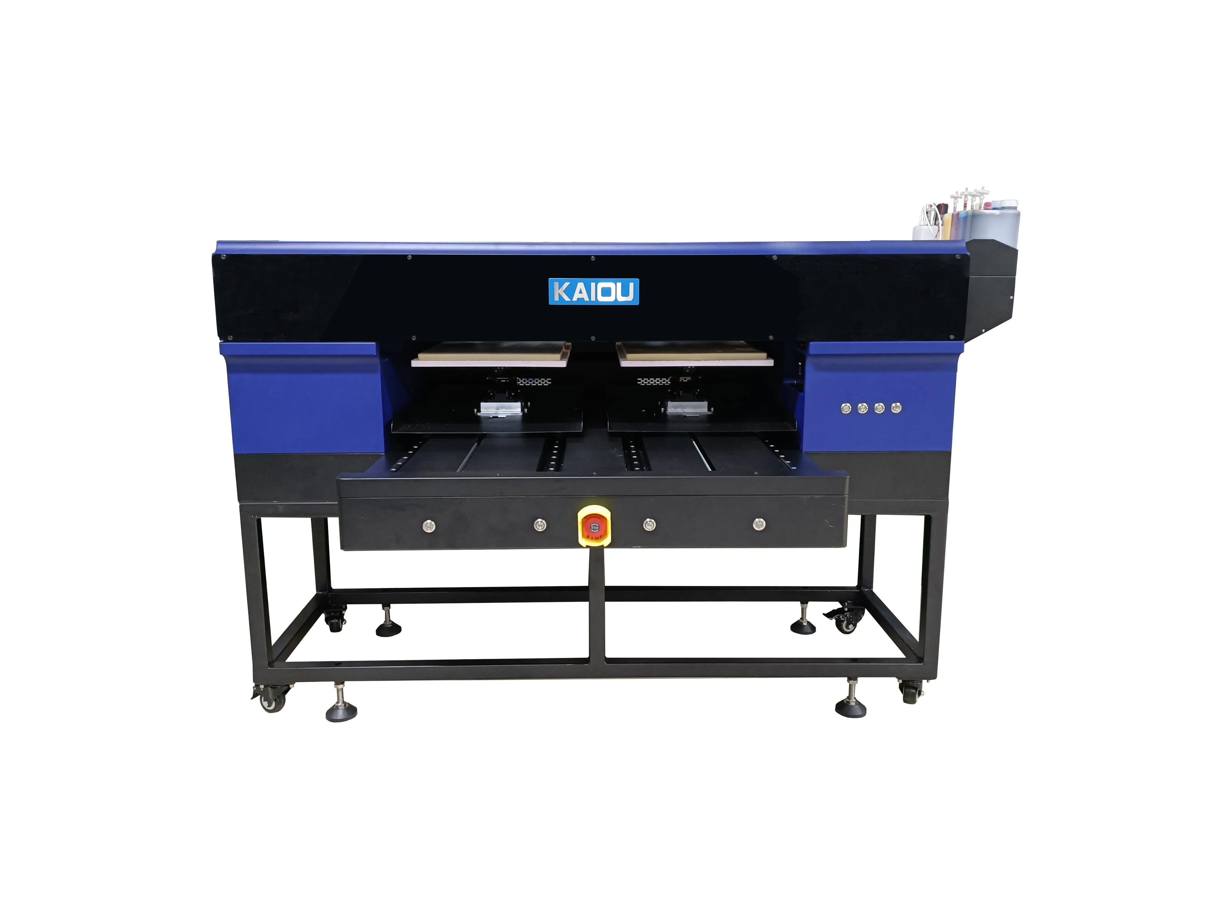 TUOYANG DTG & DTF No PET No Powder Shaker Printer Double Platform 3pcs*I3200/4720 Print Heads Printing on Garment Directly