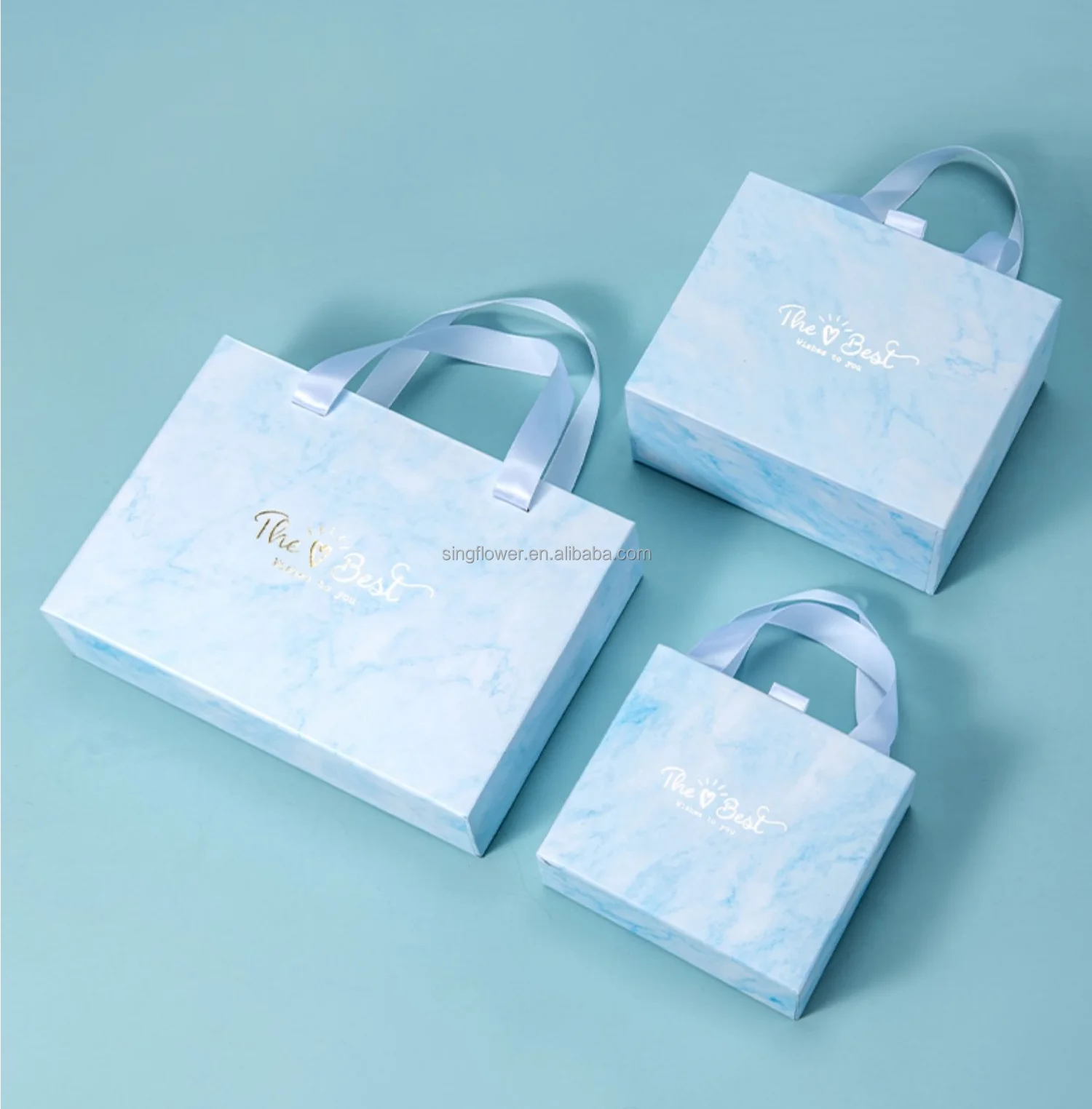 Custom Logo Cardboard Hair Extensions Rigid Luxury Gift Paper Box Drawer Packaging Wig Custom Box