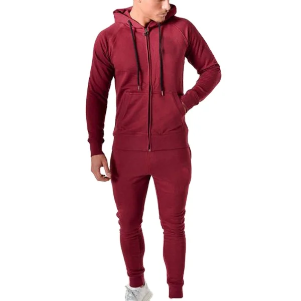 Maxgarment High Quality Gym Wear Fitness Joggers Pants Slim Fit Wine Color Sweatpants Blank From China Clothe Manufacturer