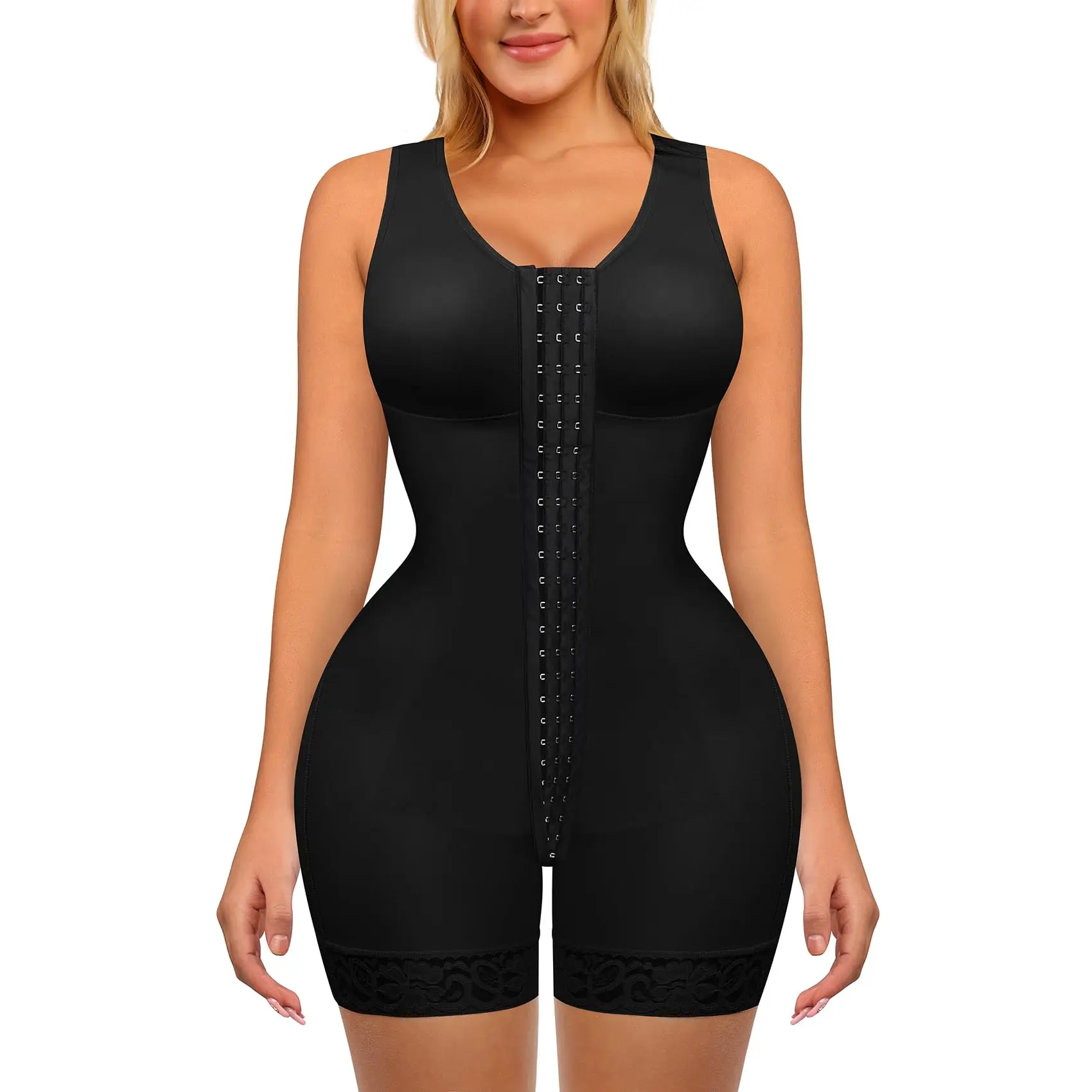 Factory price Custom Service Fajas Colombianas Post Surgery Body Shaper Stage 3 Body Shaper Fajas Seamless Full Body Shaper