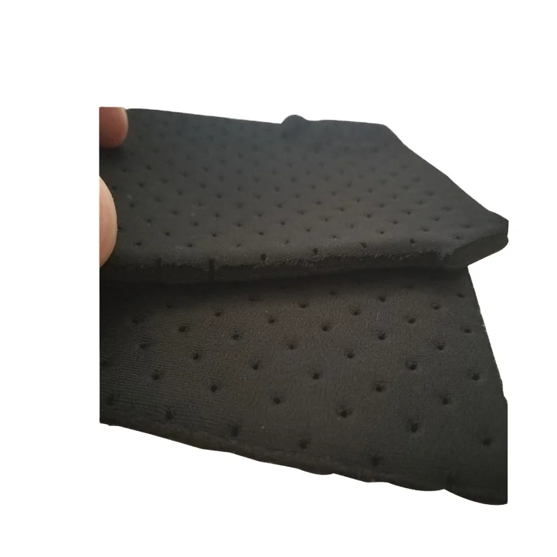 Good Quality 130cm*330cm Perforated Sbr Scr Thin Waterproof Black Neoprene Rubber Sheet Fabric