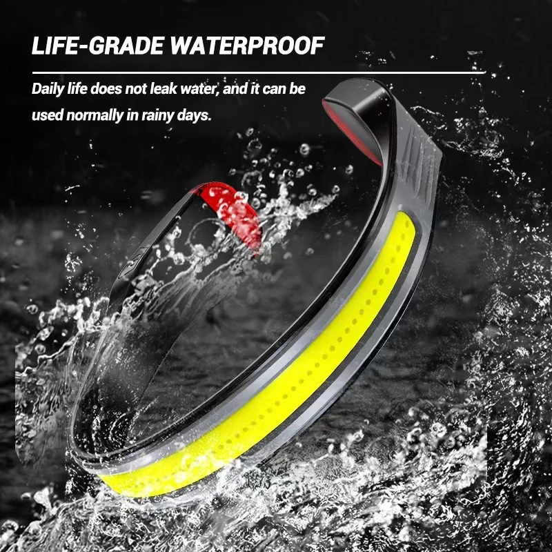 2023 super bright light sensor mini led headlamp stirnlampe linterna de cabeza