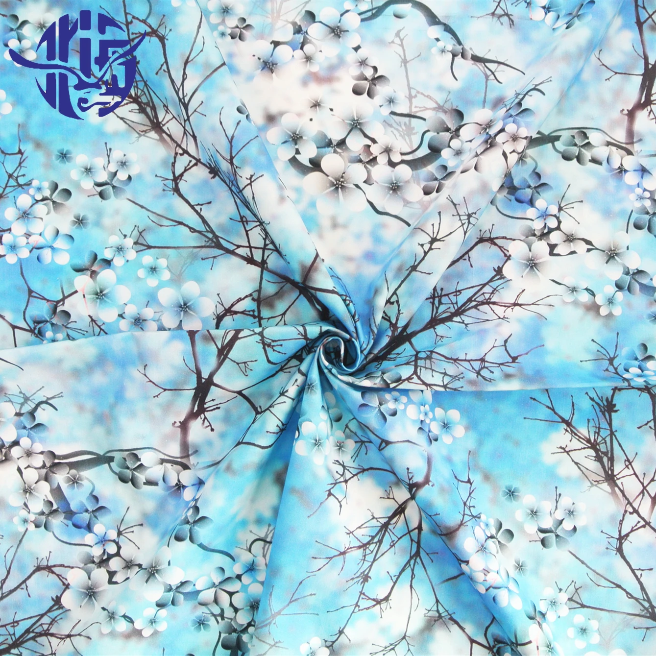 
OEM accept order with pattern tshirt printing cotton sanding gauze card gerige fabric 