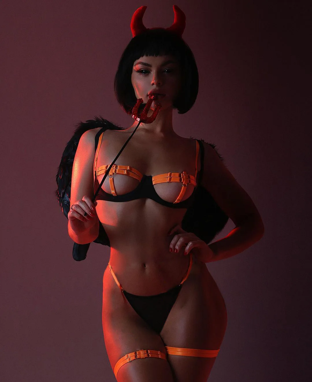 Cheeky Bandage Collar Legs Strap Pregnant Women Can Wear Multicolor Sexy Ladies 5 Piece Underwear