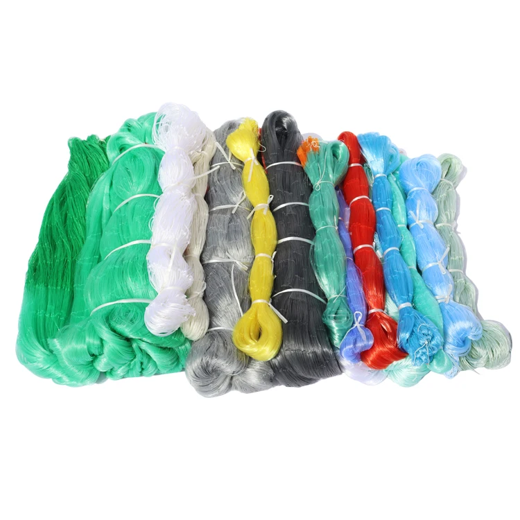 Factory high quality Brazil India nylon mono japan monofilament fish net 0.18mm net for deep sea