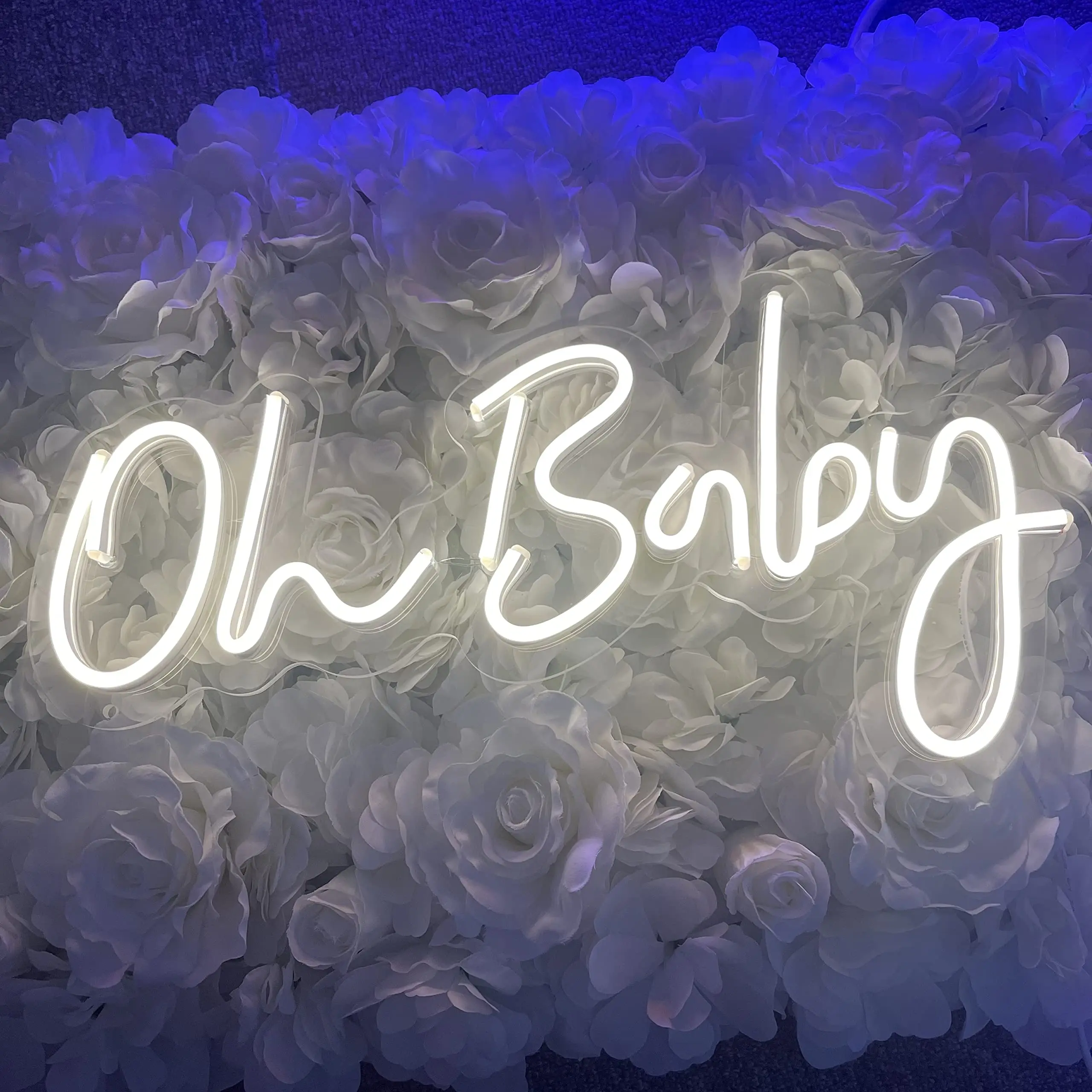 Oh Baby Neon Sign Custom For Party Wall Personalized Decor Wedding Light Custom Led Sign For Kids Baby Shower Gifts Home