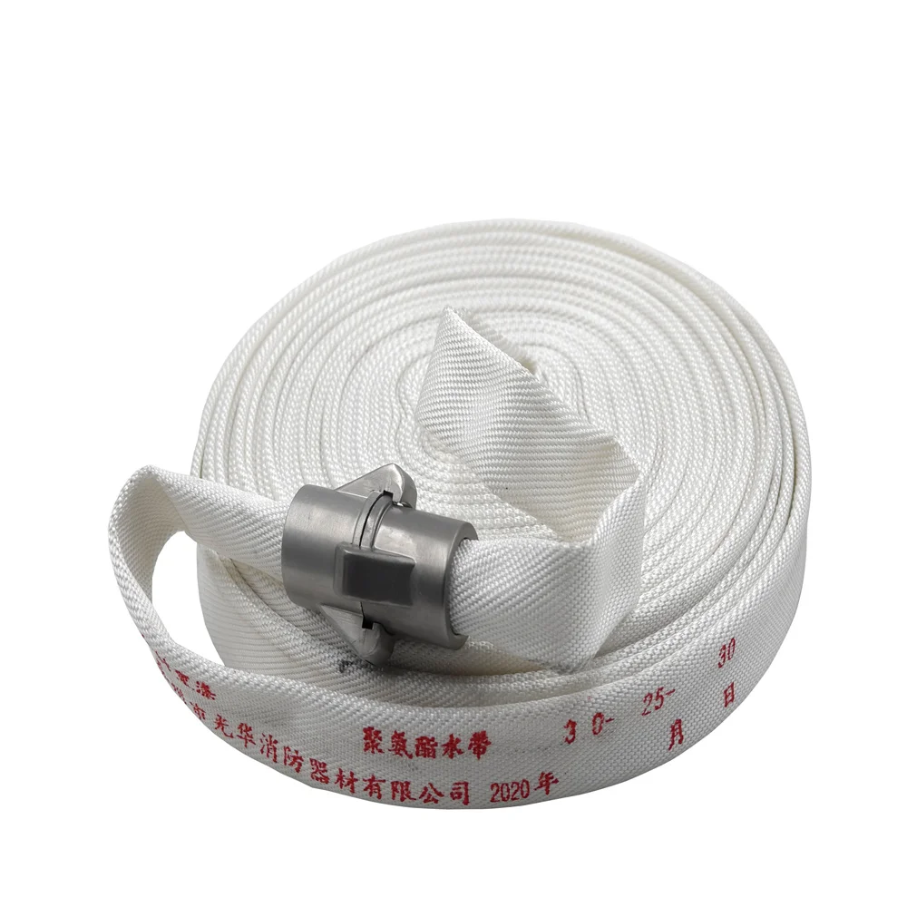 45mm Fire Hose Polyester Pvc Single Jacket Fire Fighting Pipes Or Farm Irrigation