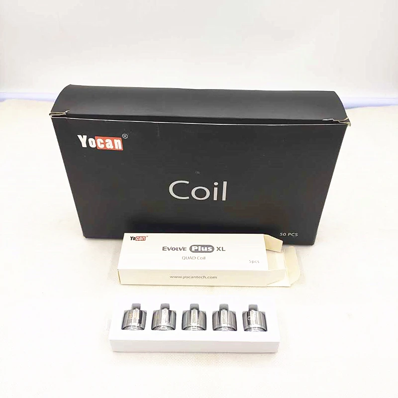 Аутентичные катушки Yocan Evolve Plus XL, четырехкварцевая катушка в упаковке, 5 шт. запасных катушек Yocan от Seavapo