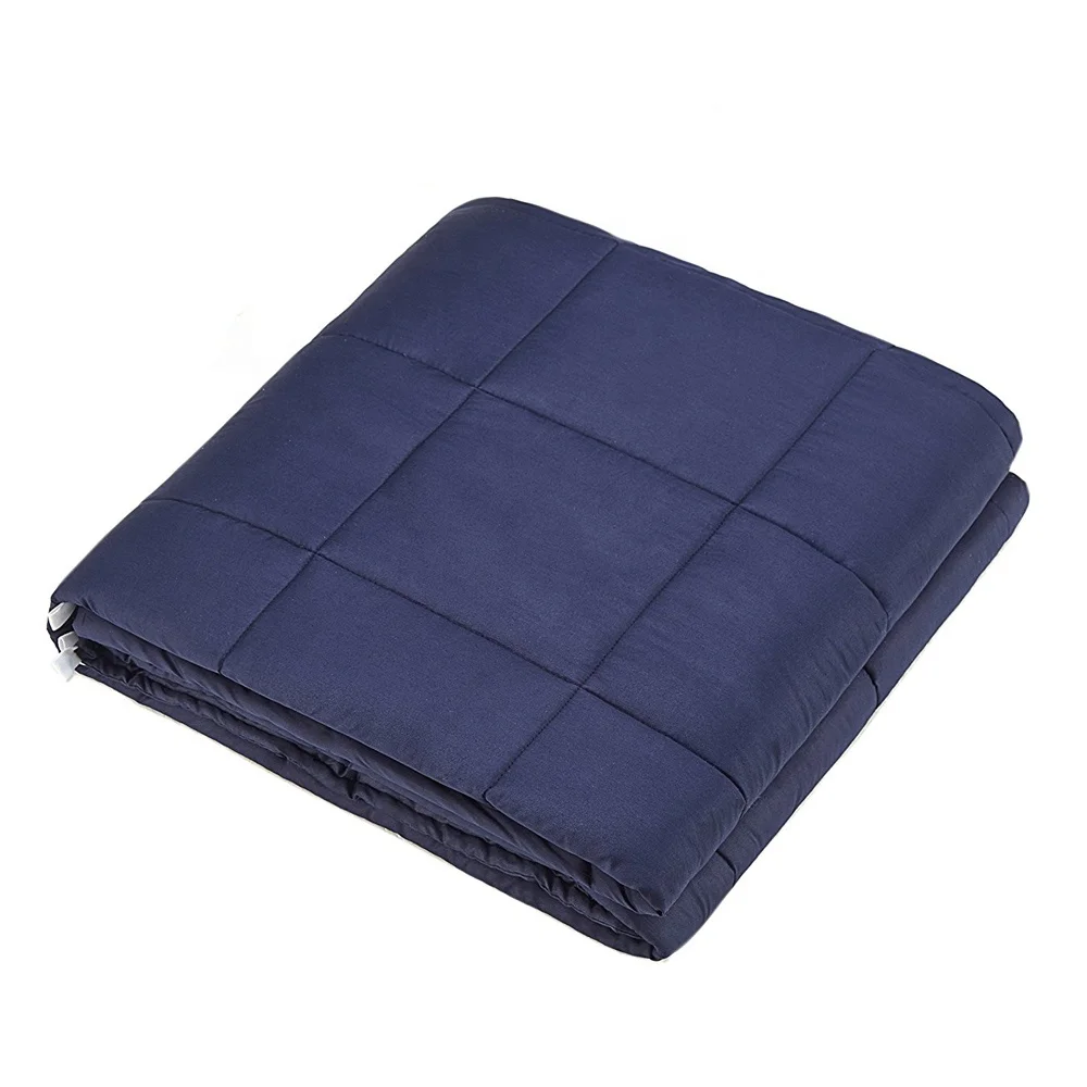 OEKO Certificated 7lbs Therapy Bamboo Cooling Weighted Blanket For All Season