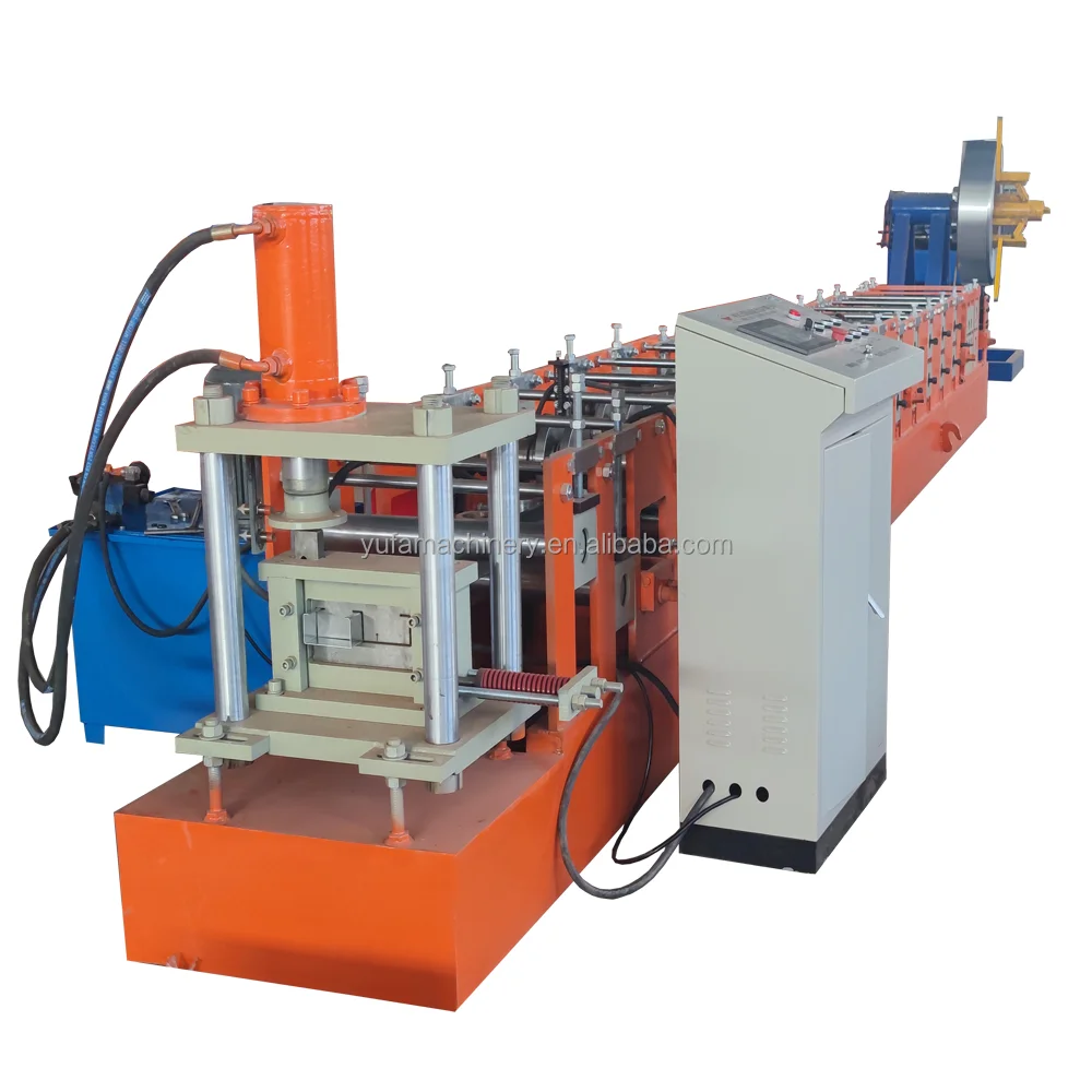 Panama 2022 Year Steel Galvanized C Purlin Metal Beam Lip Roll Forming Machine