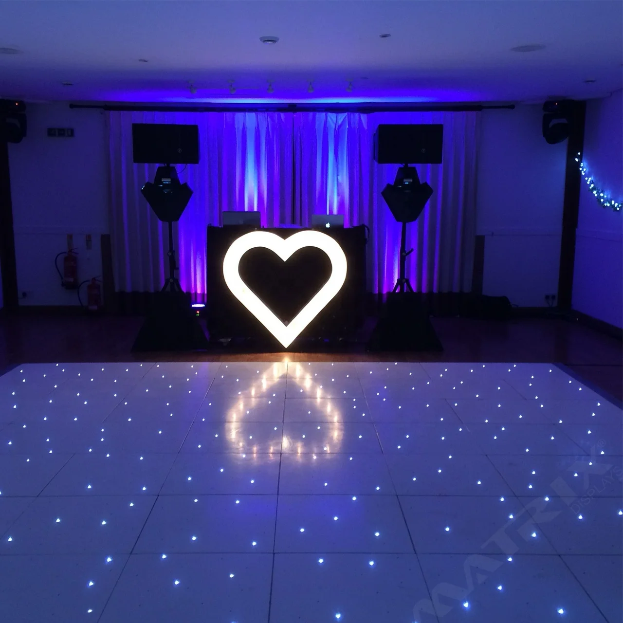 Wedding Hotel Party Light Disco Club Starlit Twinkling LED Dance Floor Tile