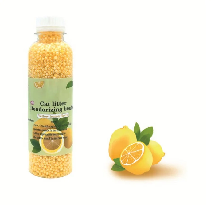 Factory Wholesale Custom Logo Cat Litter Deodorant Beads 200g Deodorant Cat Deodorizer Beads
