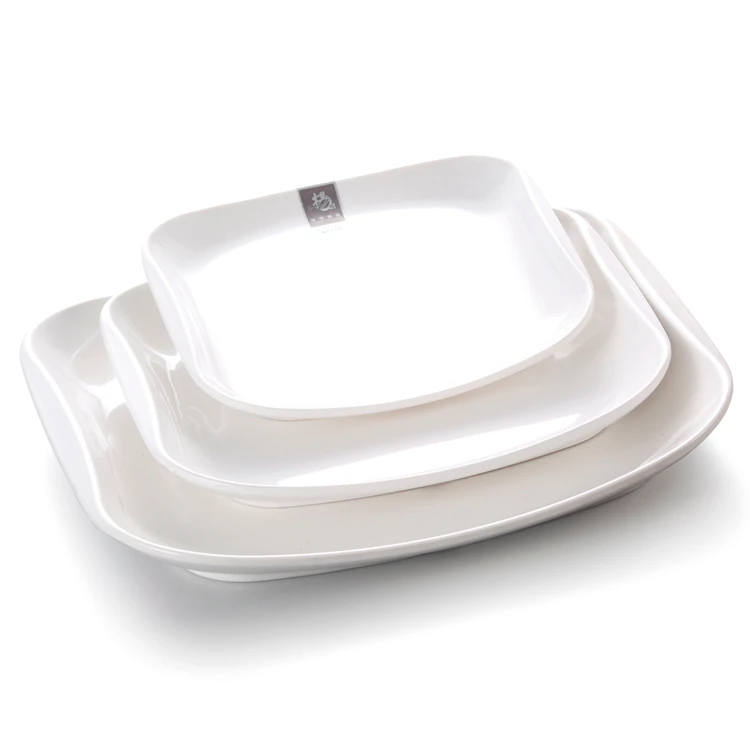 Square Chinese Restaurant Melamine Tableware Set