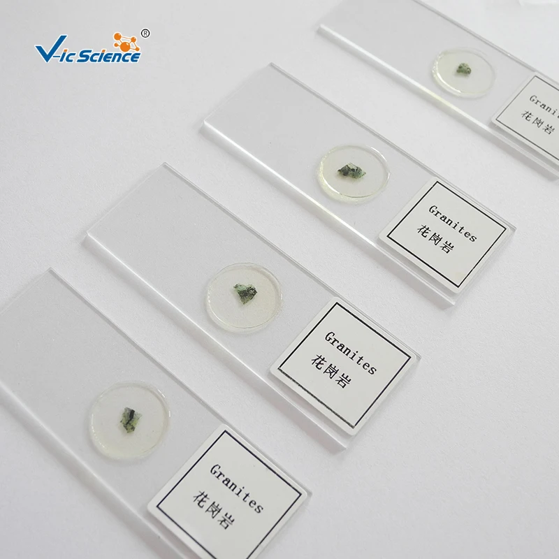 raw rocks and minerals slides geography mineral grinding prepared slide mineral prepared slides