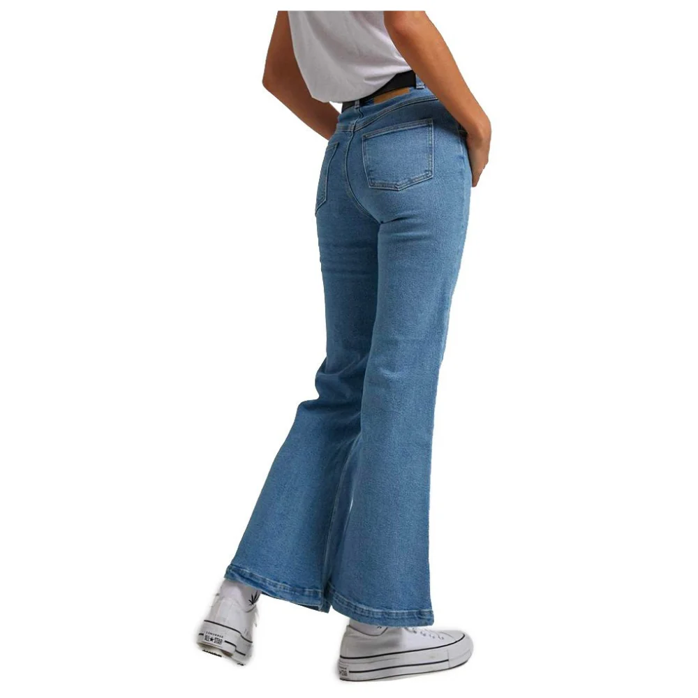  Новый стильный дизайн с принтом индивидуальный пошив 100% хлопок лучшие вышитые джинсовые брюки для женщин низким минимальным заказом