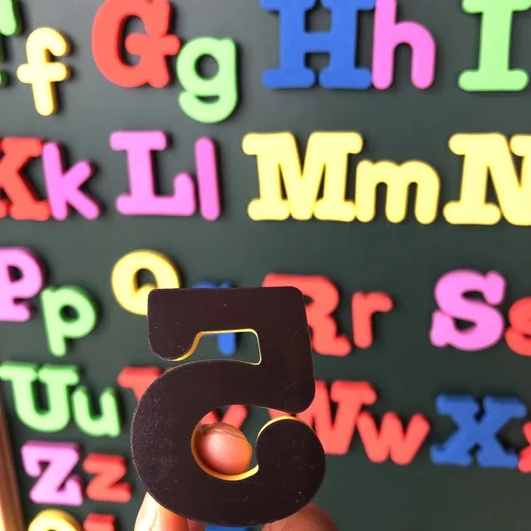 Custom Christmas Letter alphabet EVA Foam fridge magnet