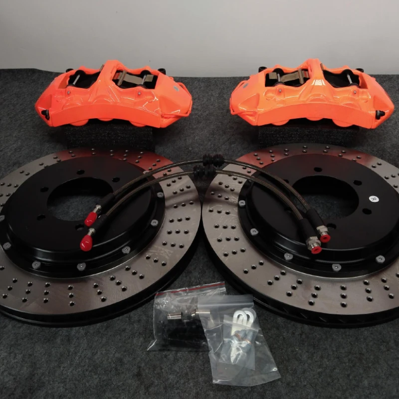performance auto brake kit big brake caliper disc pads line full set for land rover defend 110
