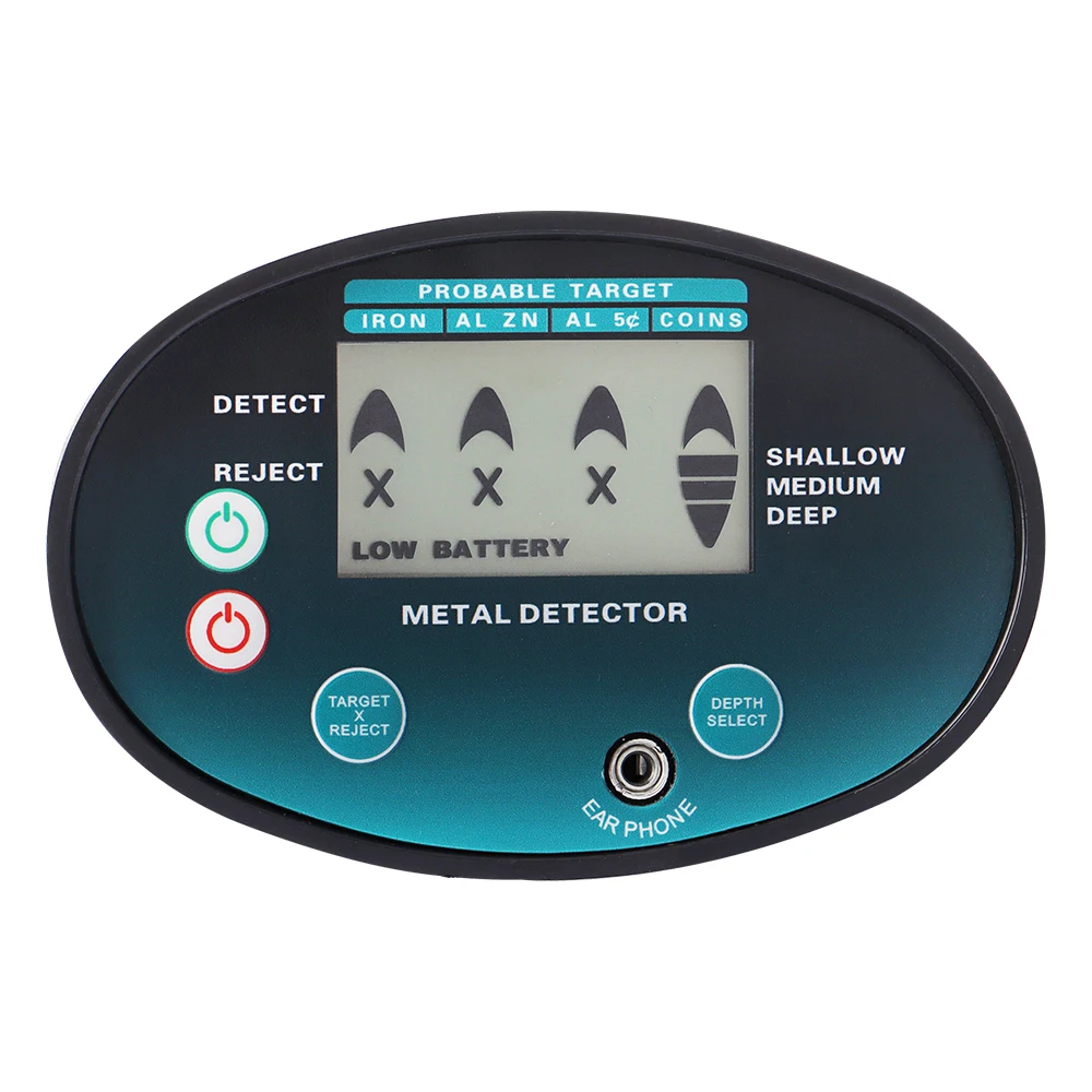 new design LCD display  metal  detector  cheaper price  waterproof searching coil