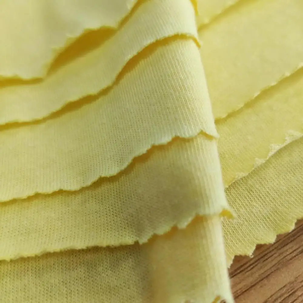 Hemp fabric for t-shirt 70% organic cotton 30% hemp single jersey fabric