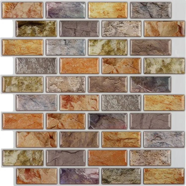 Ravenna Farro 12Inch Peel And Stick Self-Adhesive Decorative Mosaic Wall Tile Backsplash