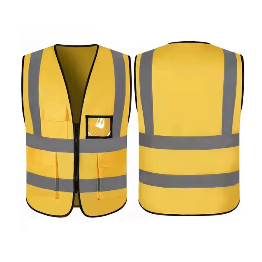 Adjustable Night Running Hiking Cycling Bicycle Reflective Riding Safety mesh reflective tabard Sports Security Vest With Logo