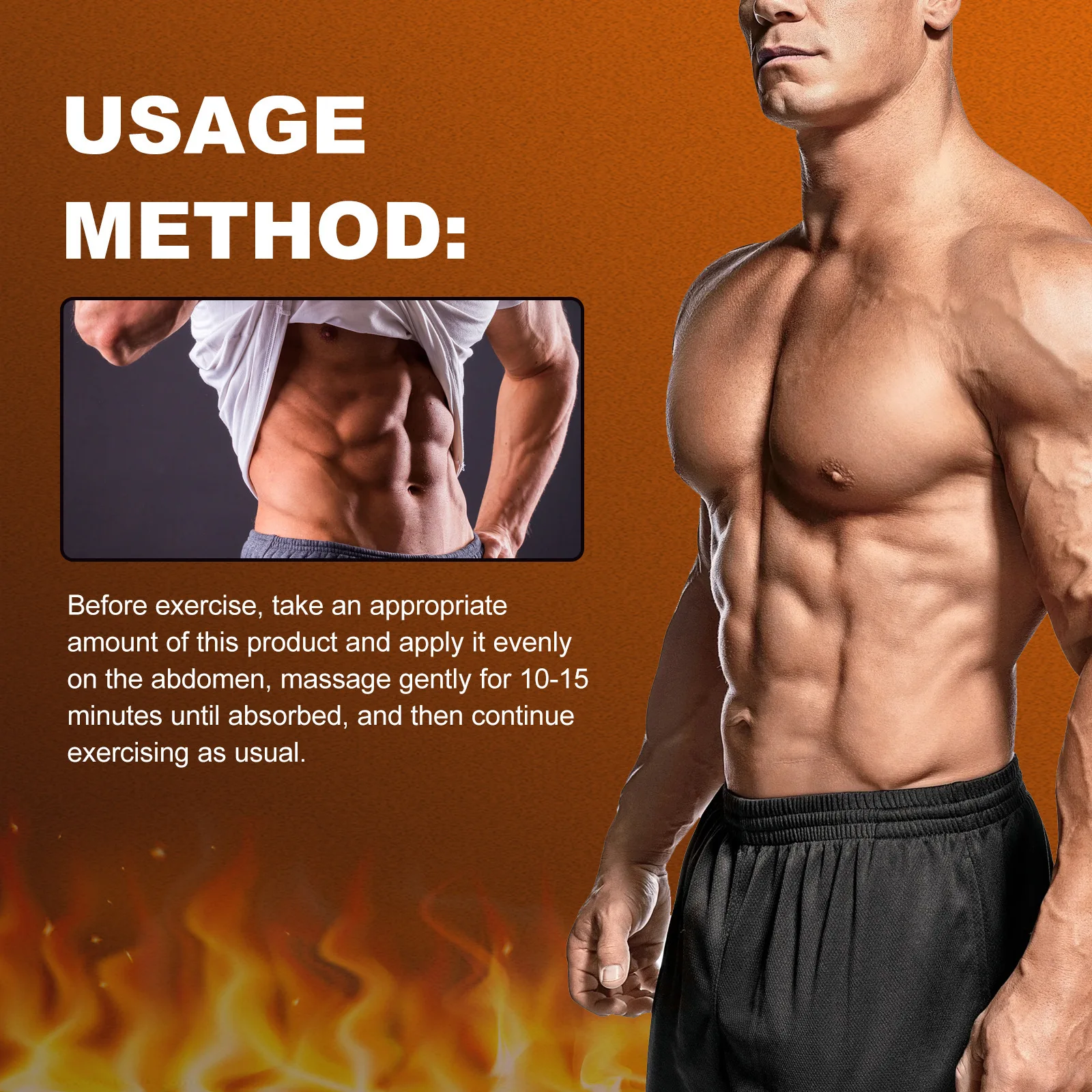 Wholesale Organic Fat Burning Weight Loss Men Body Slimming Cream 170g Eight Pack Cream Muscle Cream