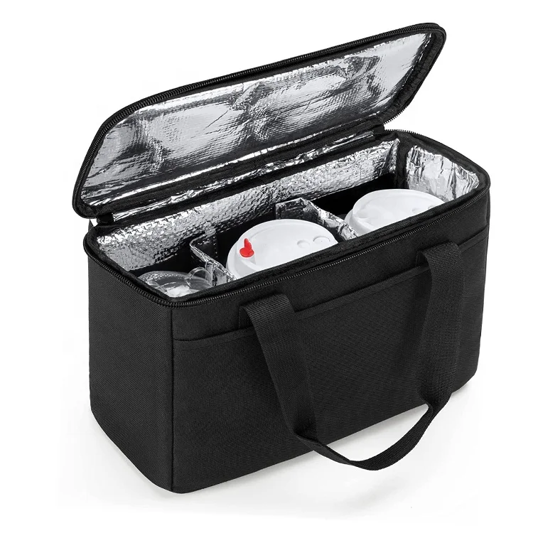 hot sale custom Insulated Drink Caddy Holder Bag portable Reusable 3 Cups Drink Carrier for Delivery