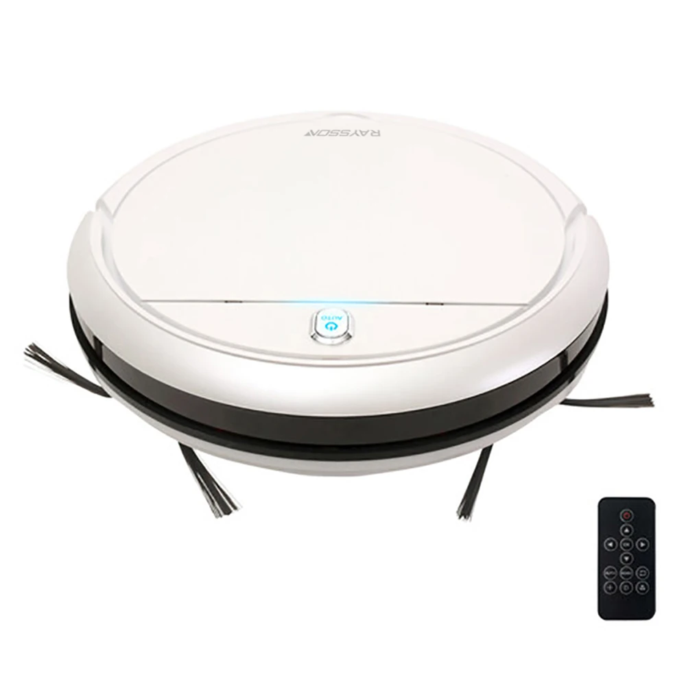 Wholesale Price CE 2H Working Time Low Noise Level Long Time Lasting Black White Floor Automatic Robot vacuums Vacuum Cleaner