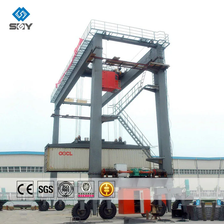 RTG контейнер резиновая шина 40 тонн козловой кран цена