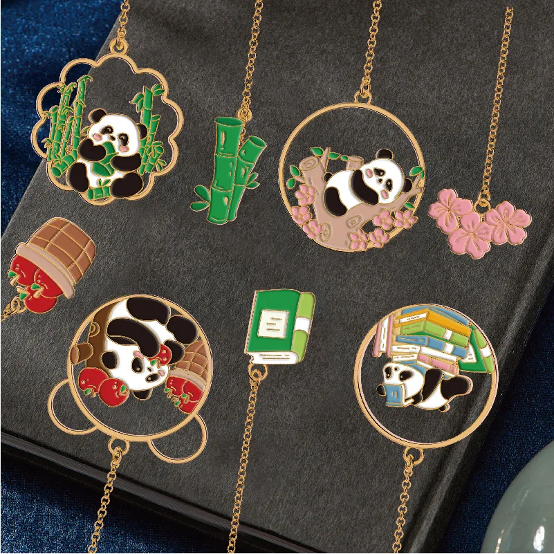 Wholesale creative new design plant leaf style as a gift metal hollow bookmark