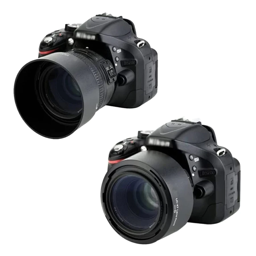 Новейшая модель; HB-47 бленда объектива для Nikon Светодиодная лампа видеосъемки Yongnuo YN50mm f/1 8 версия со штыковым креплением