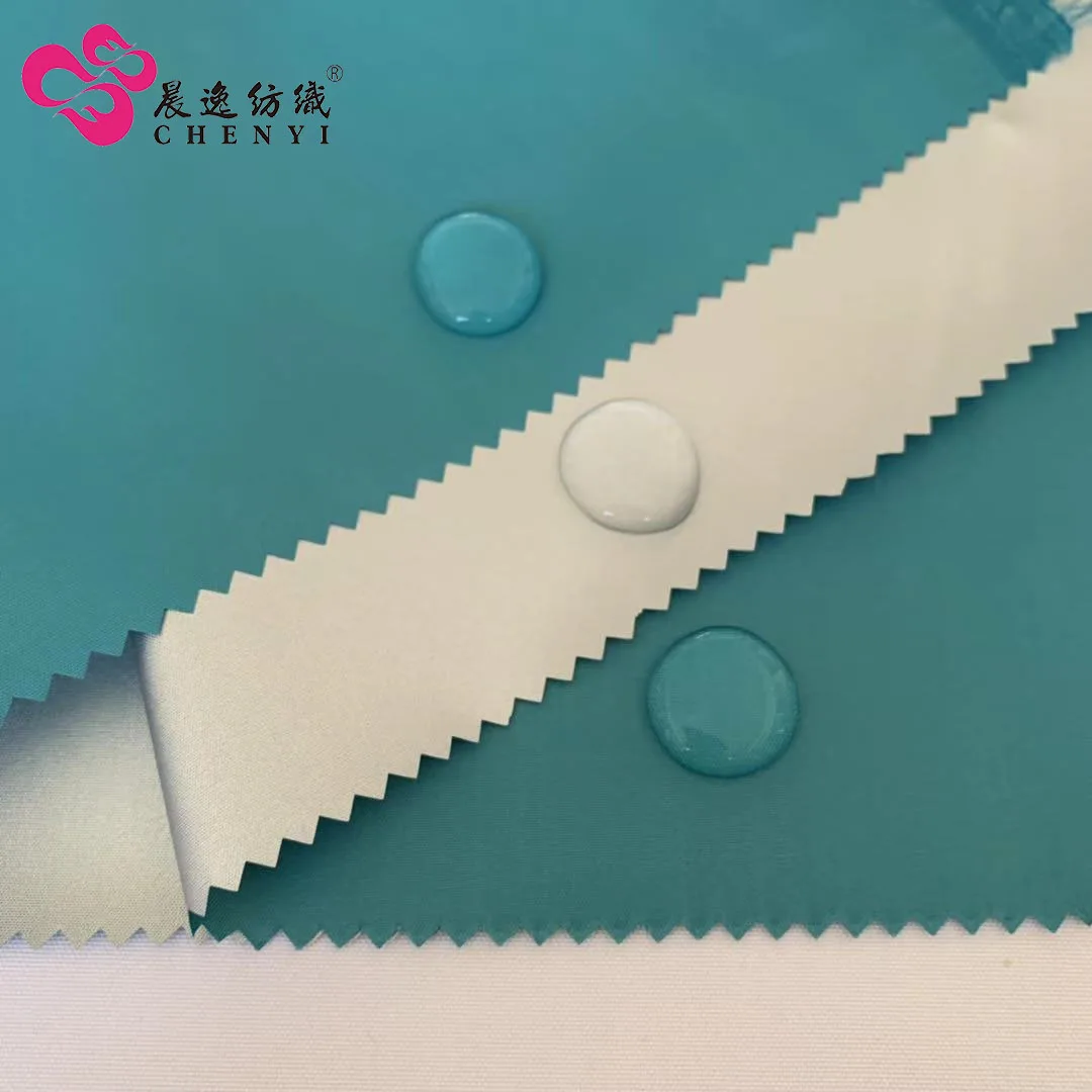 190T PU coated lightweight umbrella waterproof polyester fabric