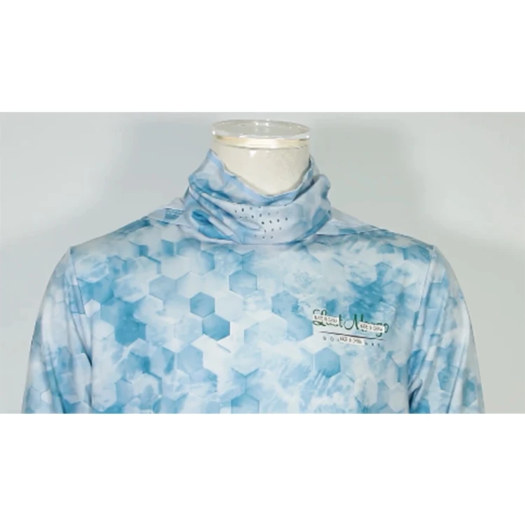 Upf 50+ Quick-drying Breathable Fishing Shirts Long-sleeved Custom Design Fishing Hoodie