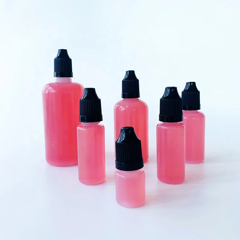 Пластиковая бутылка 5ml15ml20ml30ml50ml100ml с крышкой, Герметичная Бутылка для капель