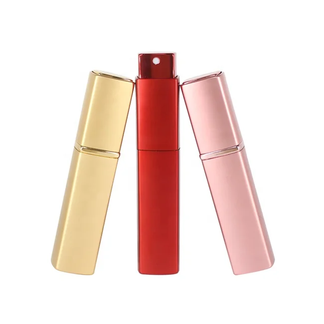 square shape twist perfume atomizers for men