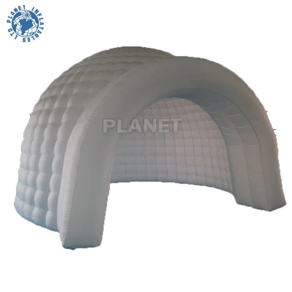 Hot Selling Large Transparent Inflatable Igloo 5m LED Light Bubble Igloo Inflatable Dome Tent