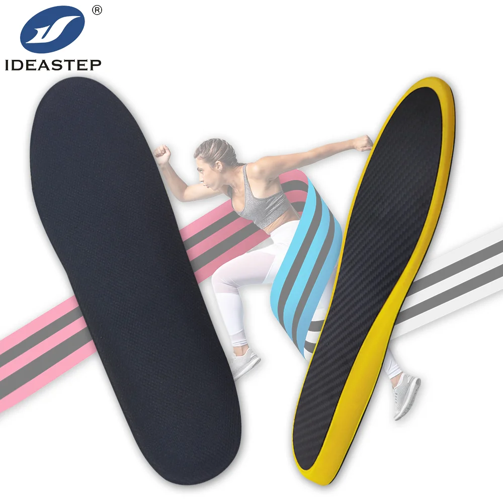 Ideastep PU insole design supplier, vertical jump insoles, carbon fiber insole for basketball insoles carbon fiver