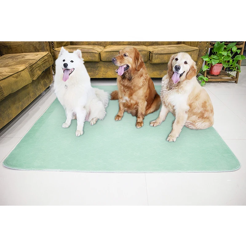 manufacturer washable urine waterproof mat pet pad training mats reusable hygienic pet for wholesales