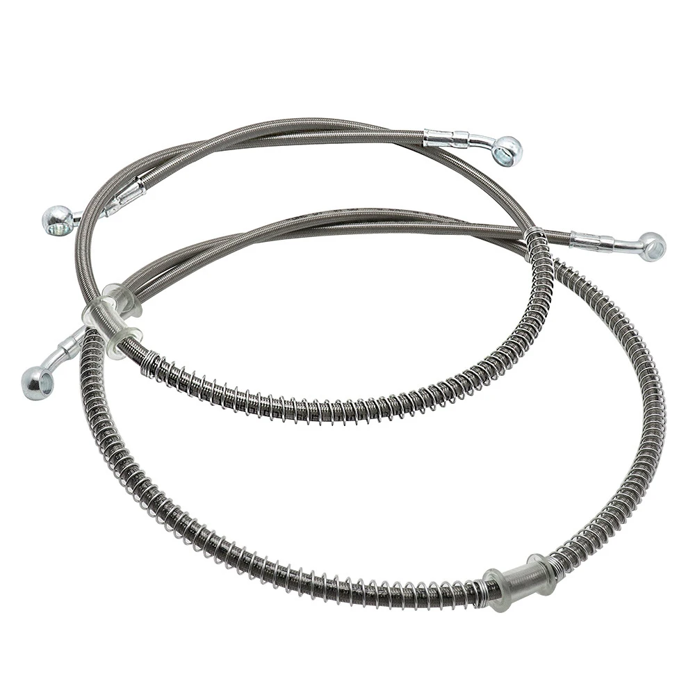 HUSEN Motorcycle Parts AN3 Braided Brake Hose M10 Hydraulic Clutch Oil Pipe Brake Flexible Pipe