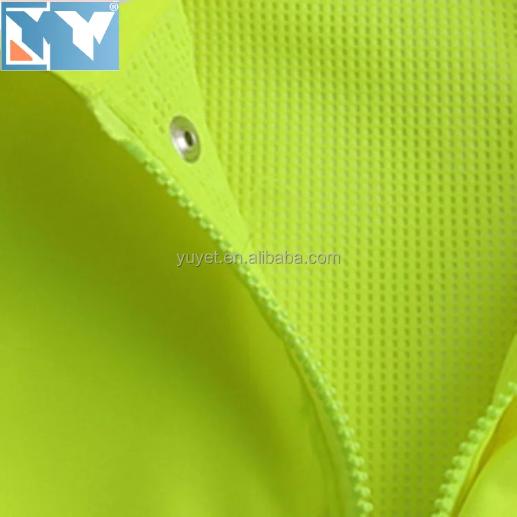 Yellow Jacket Waterproof Construction Safety Highly Visible Reflective Rain Coat Work Jacket
